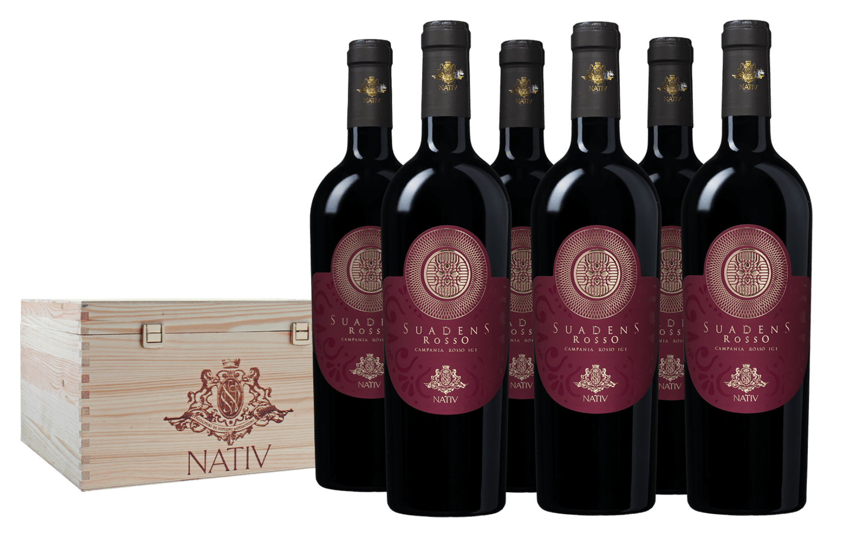 Suadens 2020 Igt Campania Red 6 bottles - Nativ