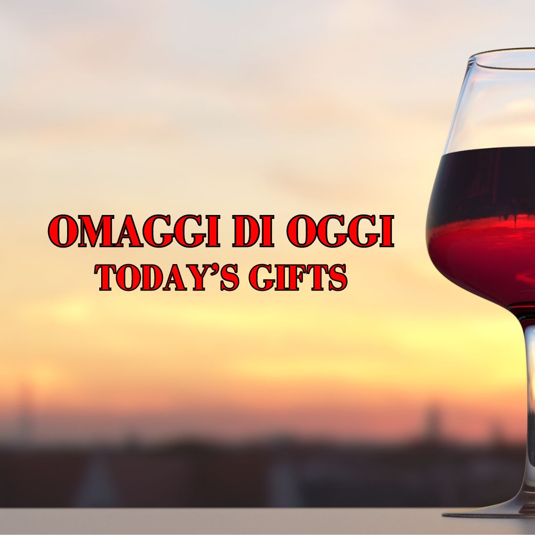 Omaggi di oggi su Vinolog24 la tua enoteca online di fiducia