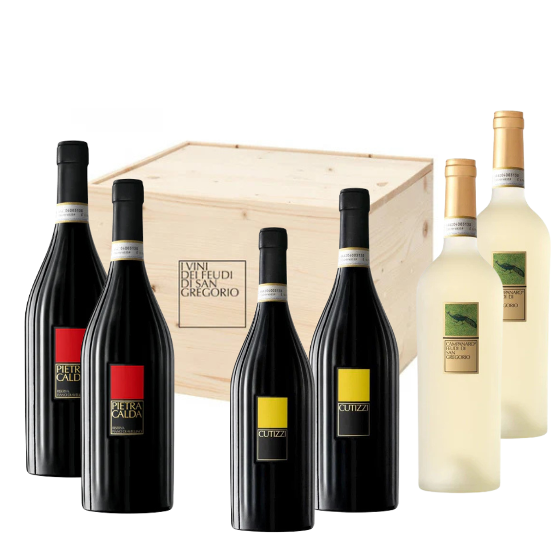 Fiano Riserva + Greco di Tufo Riserva + Campanaro Riserva 6 bottiglie