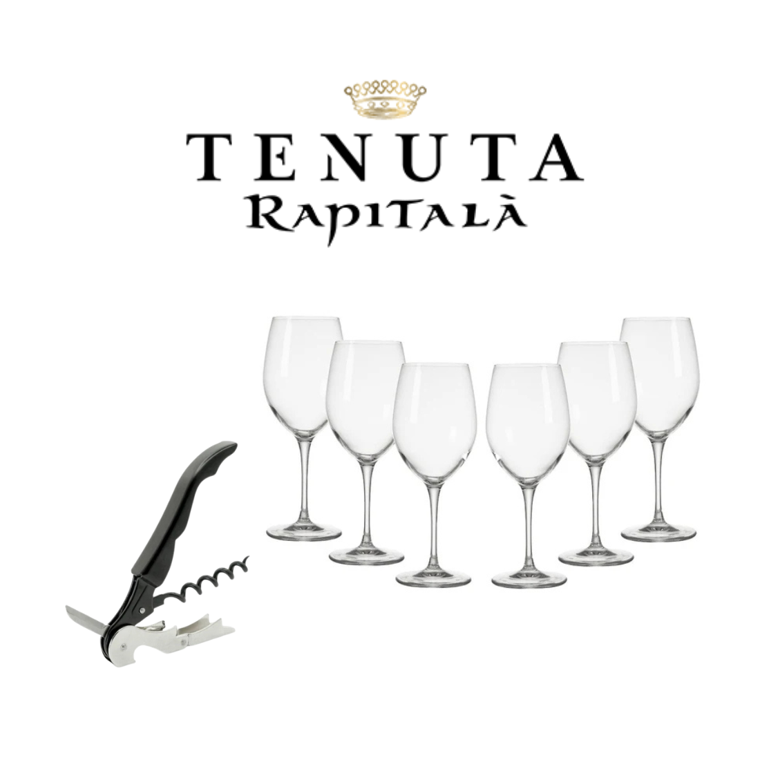 Tenuta rapitalo   cavatappi e calici