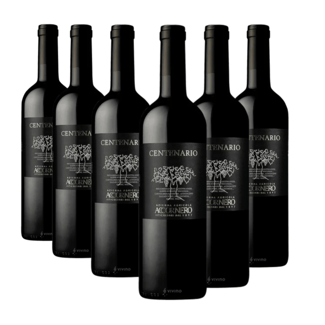 Centenario 2021 Doc Cabernet Sauvignon 6 bottiglie - Accornero - Vinolog24.com