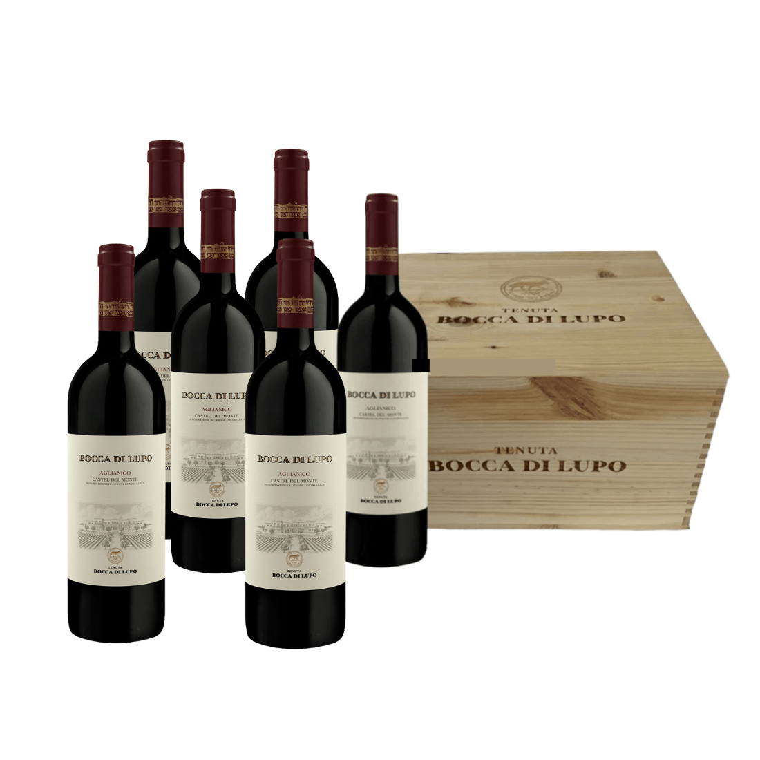 Castel del Monte 2020 Doc Bocca di Lupo 6 bottiglie - Tormaresca Antinori - Vinolog24.com