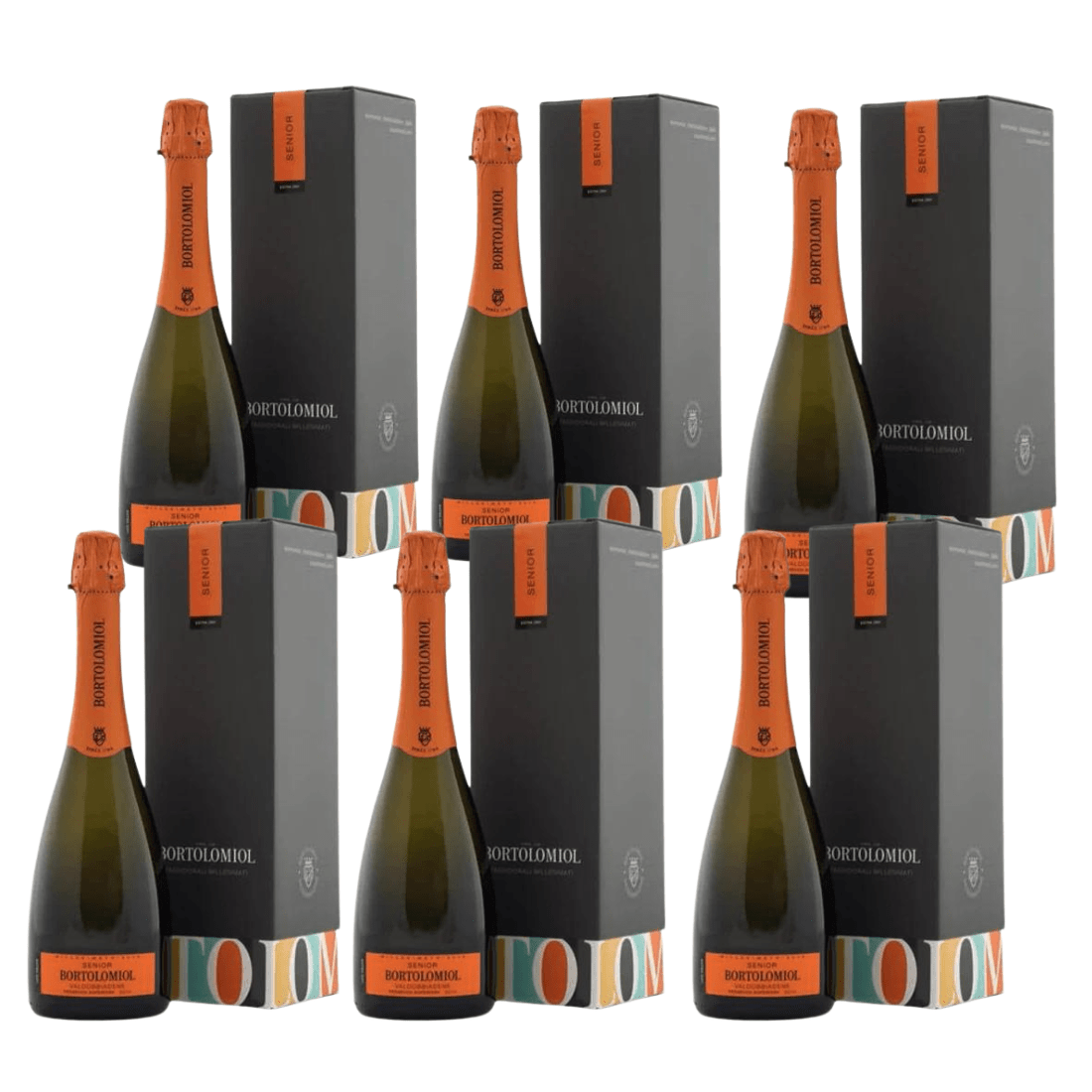 Valdobbiadene Prosecco Superiore Extra Dry 2023 Senior 6 bottiglie - Bortolomiol - Vinolog24.com