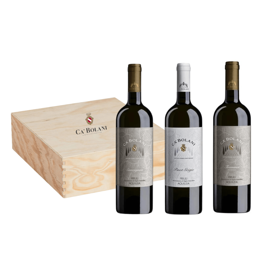 Ca' Bolani Pinot Grigio 2022 Doc + Sauvignon Bianco 2021 Doc + Traminer 2022 Doc - Ca' Bolani