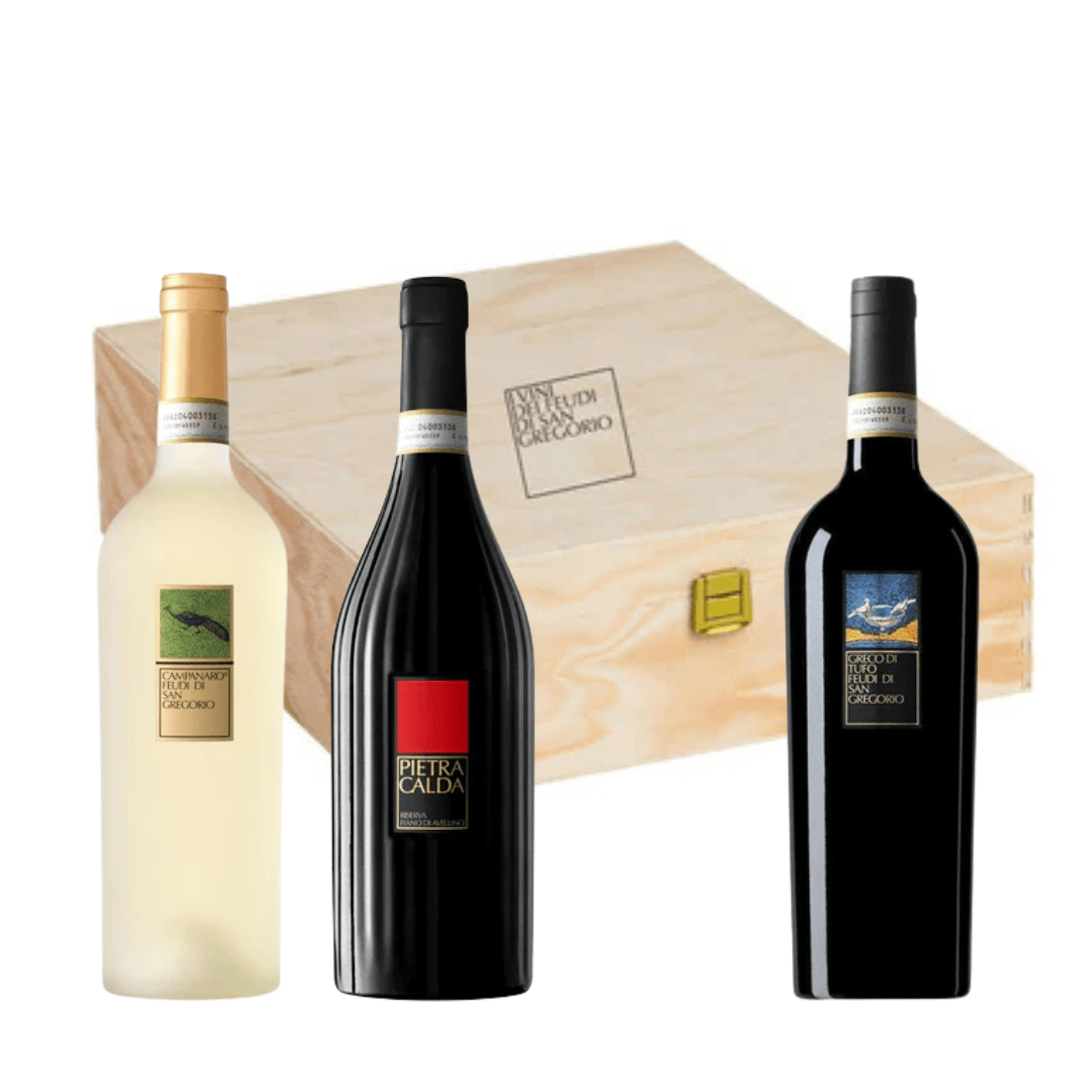 Feudi di San Gregorio Fiano di Avellino + Greco di Tufo + Pietracalda Riserva - 3 bottiglie