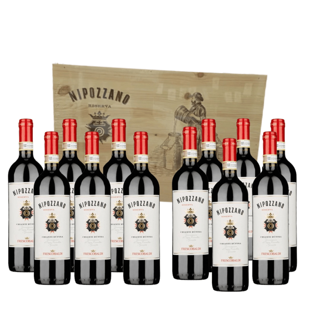 Frescobaldi Chianti Rufina 2020 Riserva Docg Castello di Nipozzano 12 bottiglie - Frescobaldi