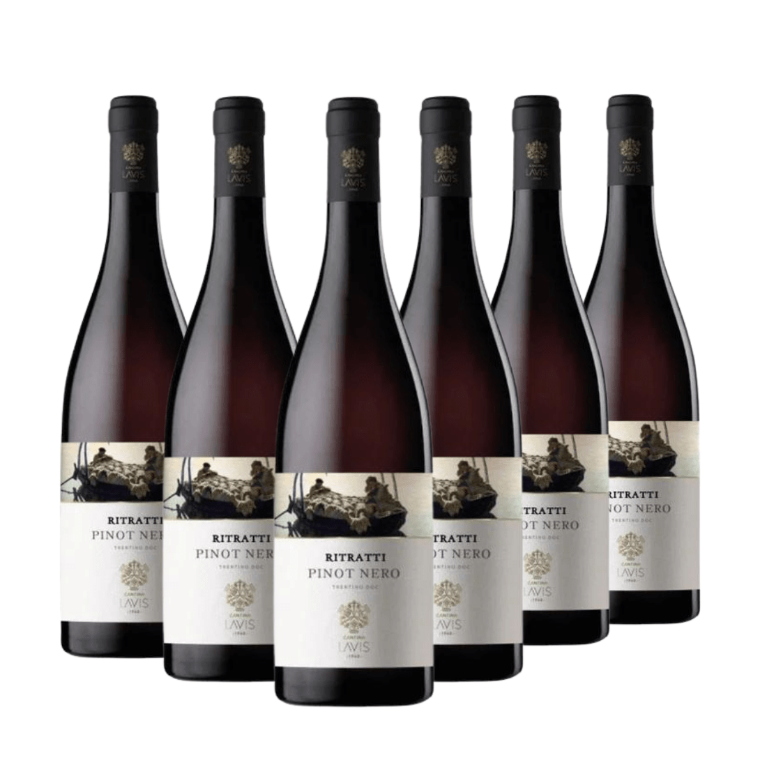 La Vis Pinot Nero 2022 Doc Trentino Ritratti 6 bottiglie - La Vis