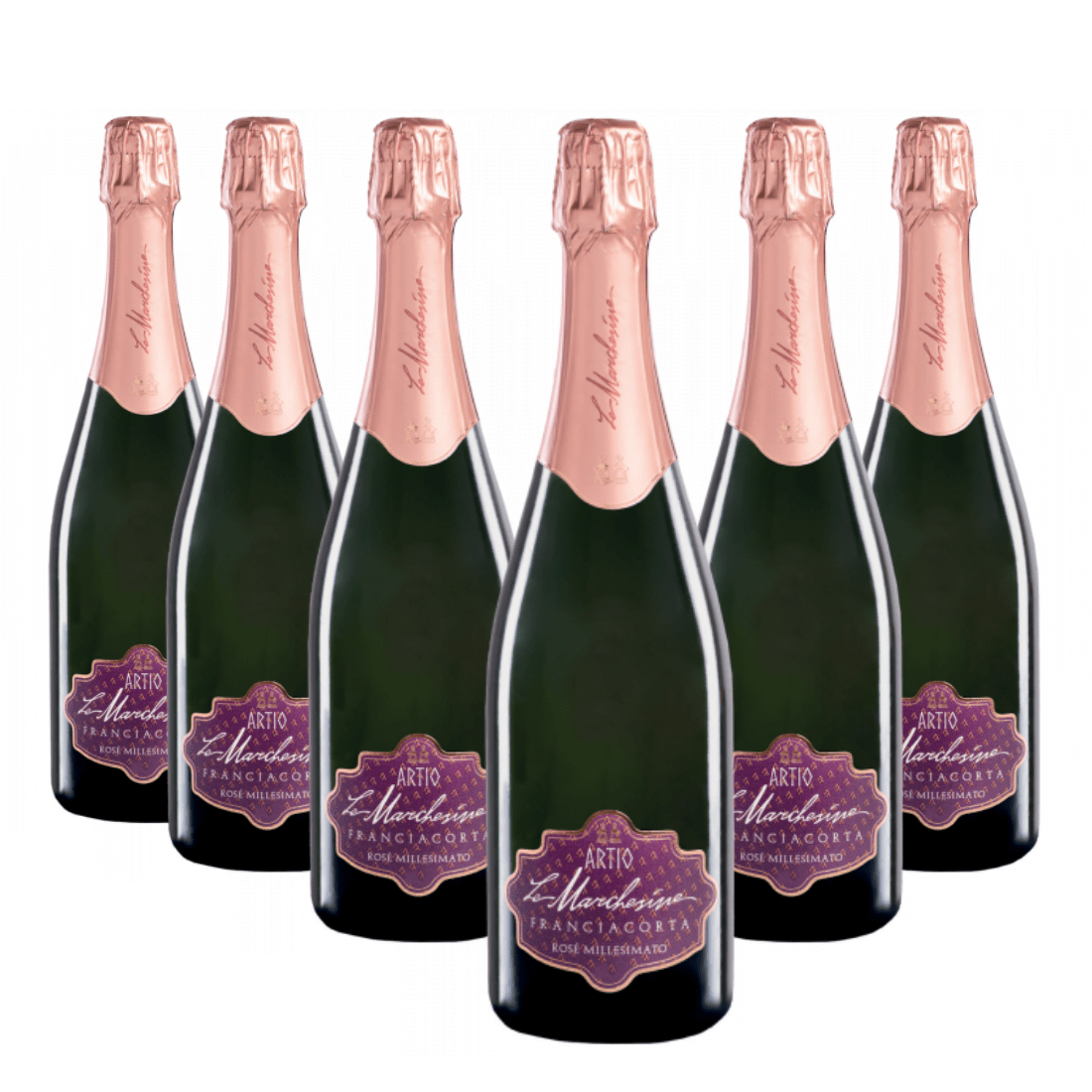 Franciacorta Rosé Artio Millesimato 2019 Docg 6 bottiglie - Le Marchesine-Vinolog24.com