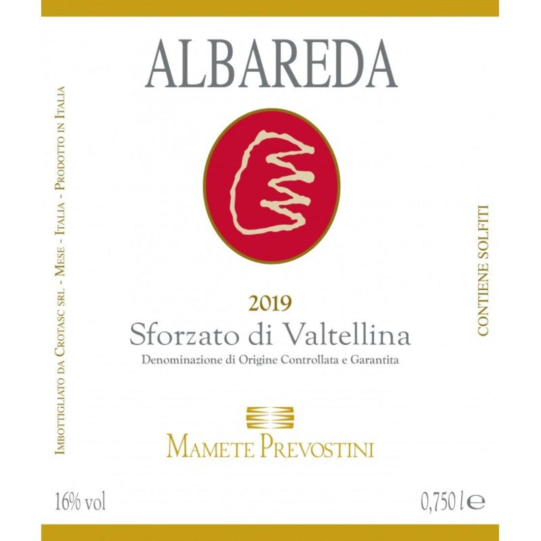 Albareda 2019 Docg Sforzato di Valtellina - Mamete Prevostini - Vinolog24.com