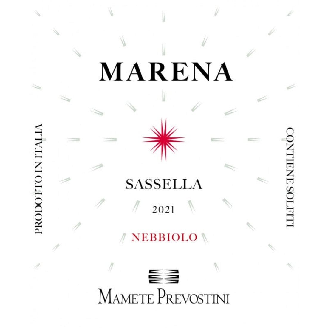 Mamete Prevostini Marena 2021 DOCG Valtellina Superiore Sassella - Mamete Prevostini