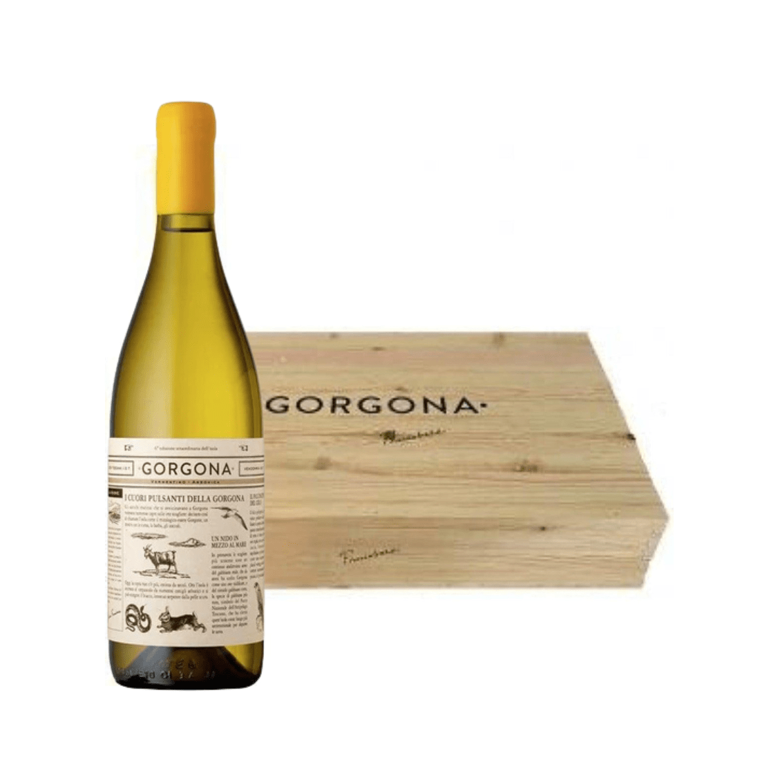 Gorgona 2023 Igt Costa Toscana Bianco 6 bottiglie - Frescobaldi - Vinolog24.com