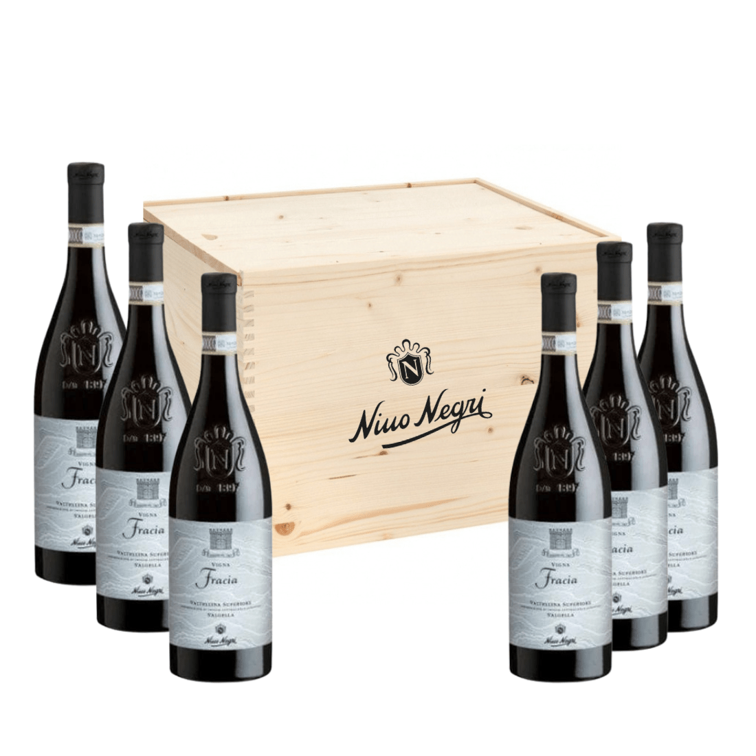 Nino Negri Valtellina Superiore 2019 Docg Valgella Vigneto Fracia 6 bottiglie - Nino Negri