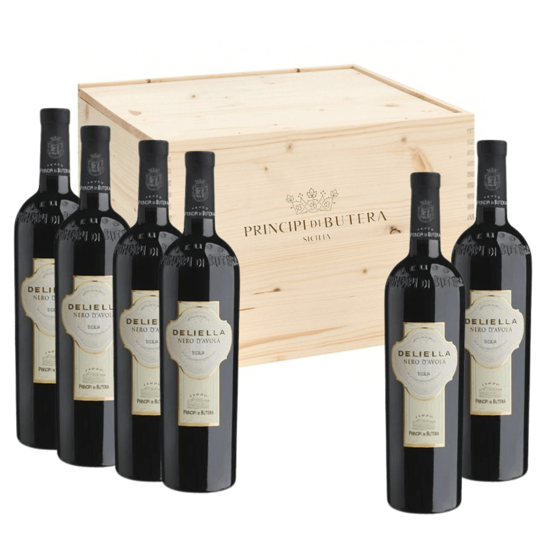 Principi di Butera Deliella 2016 Doc Sicilia Nero d'Avola 6 bottiglie - Principi di Butera