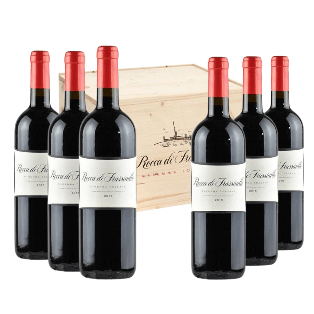 Rocca di Frassinello Maremma Toscana Rosso 2019 Doc Rocca di Frassinello 6 bottiglie - Rocca di Frassinello