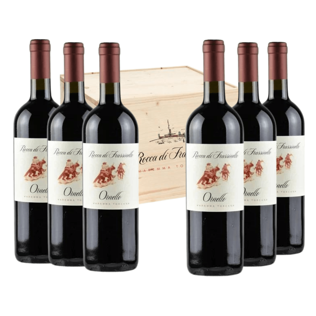 Rocca di Frassinello Ornello 2020 Doc Maremma Toscana Rosso 6 bottiglie - Rocca di Frassinello