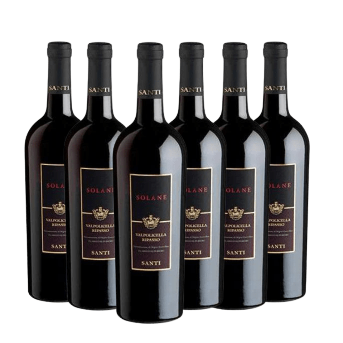 Solane 2020 Doc Valpolicella Ripasso Classico Superiore 6 bottiglie - Santi - Vinolog24.com