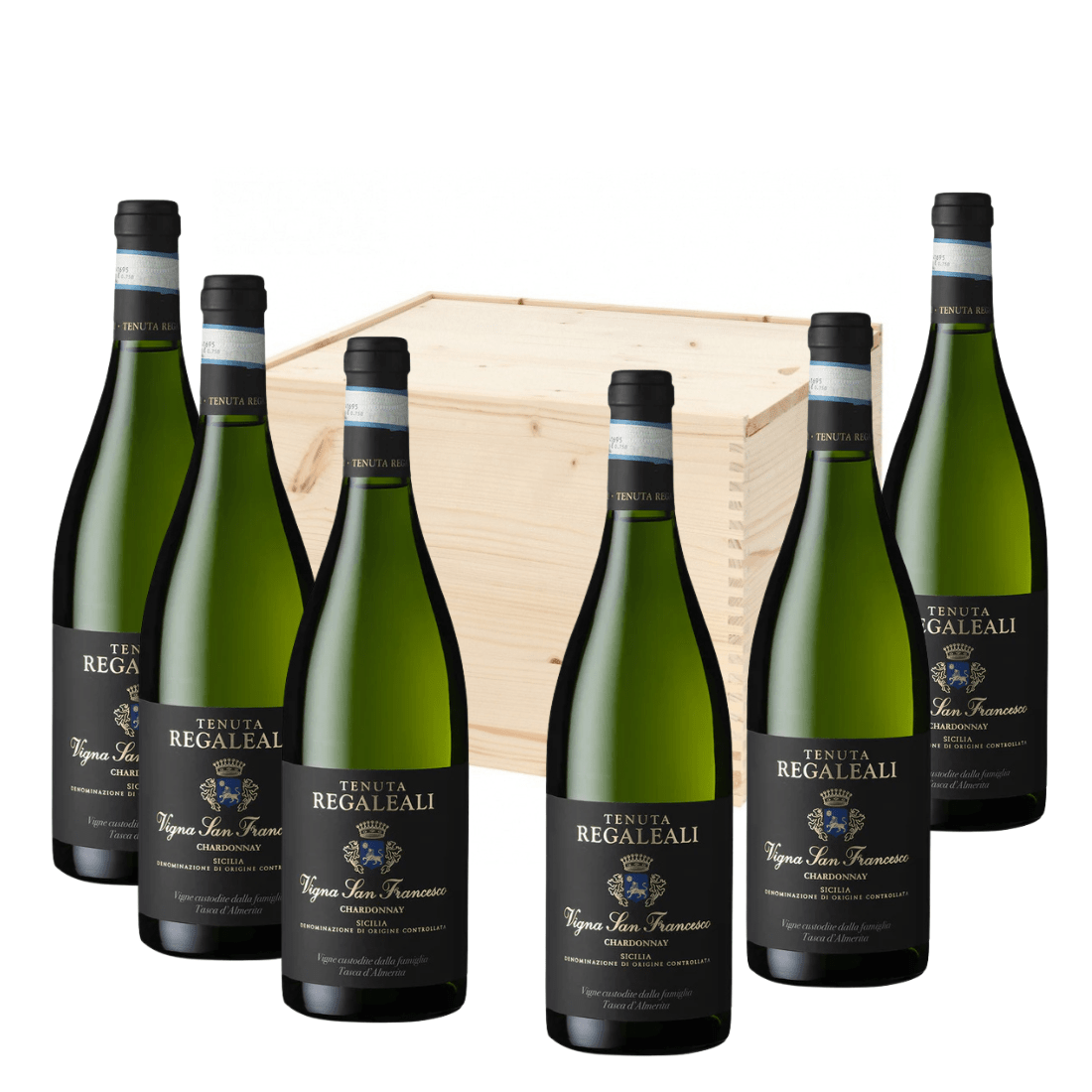 Chardonnay 2021 Doc San Francesco 6 bottiglie - Tasca d'Almerita-Vinolog24.com