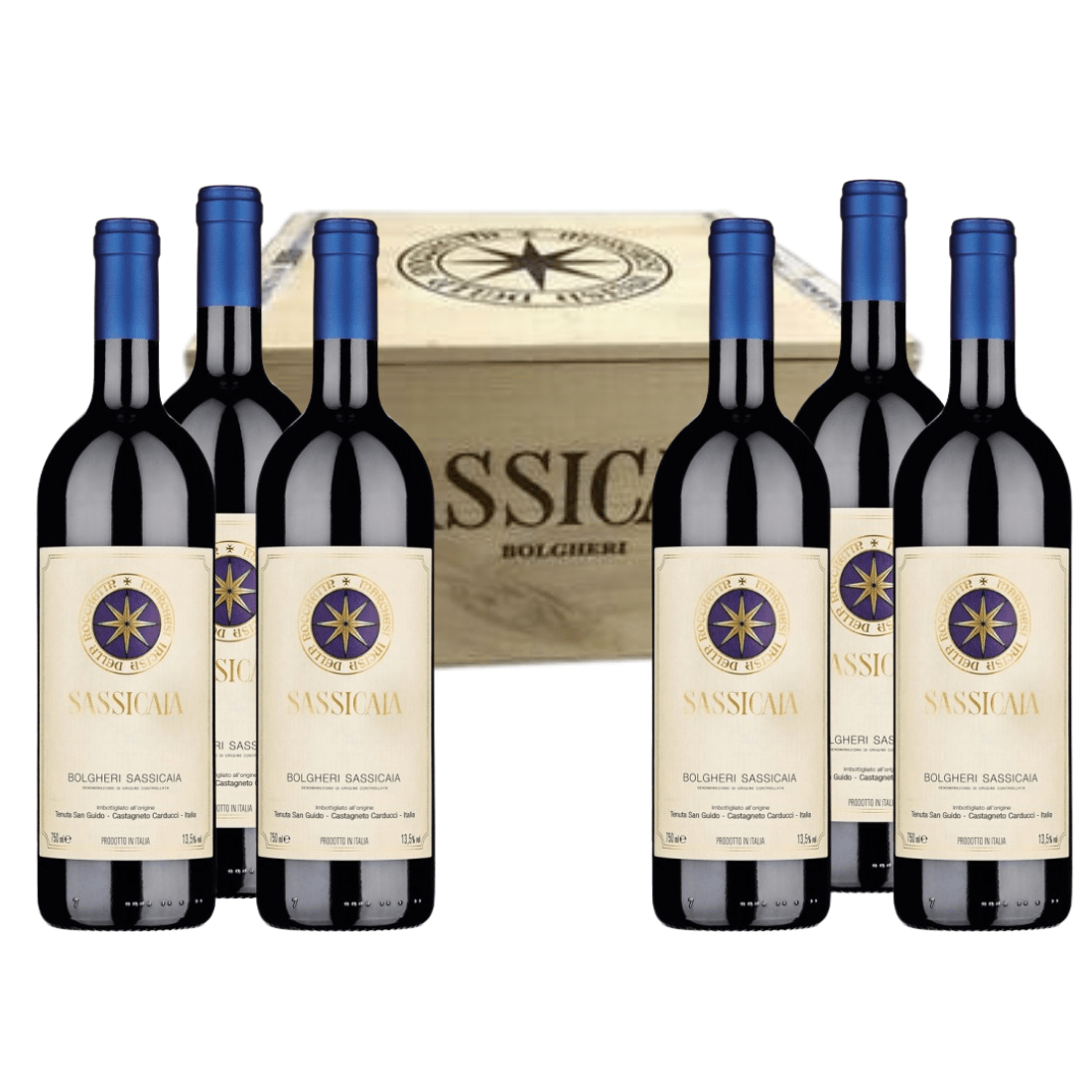 Tenuta San Guido Sassicaia Bolgheri 2021 Doc - 6 Bottiglie - Tenuta San Guido